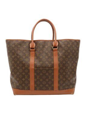 Louis Vuitton Monogram Sac Weekend GM Tote Bag Large